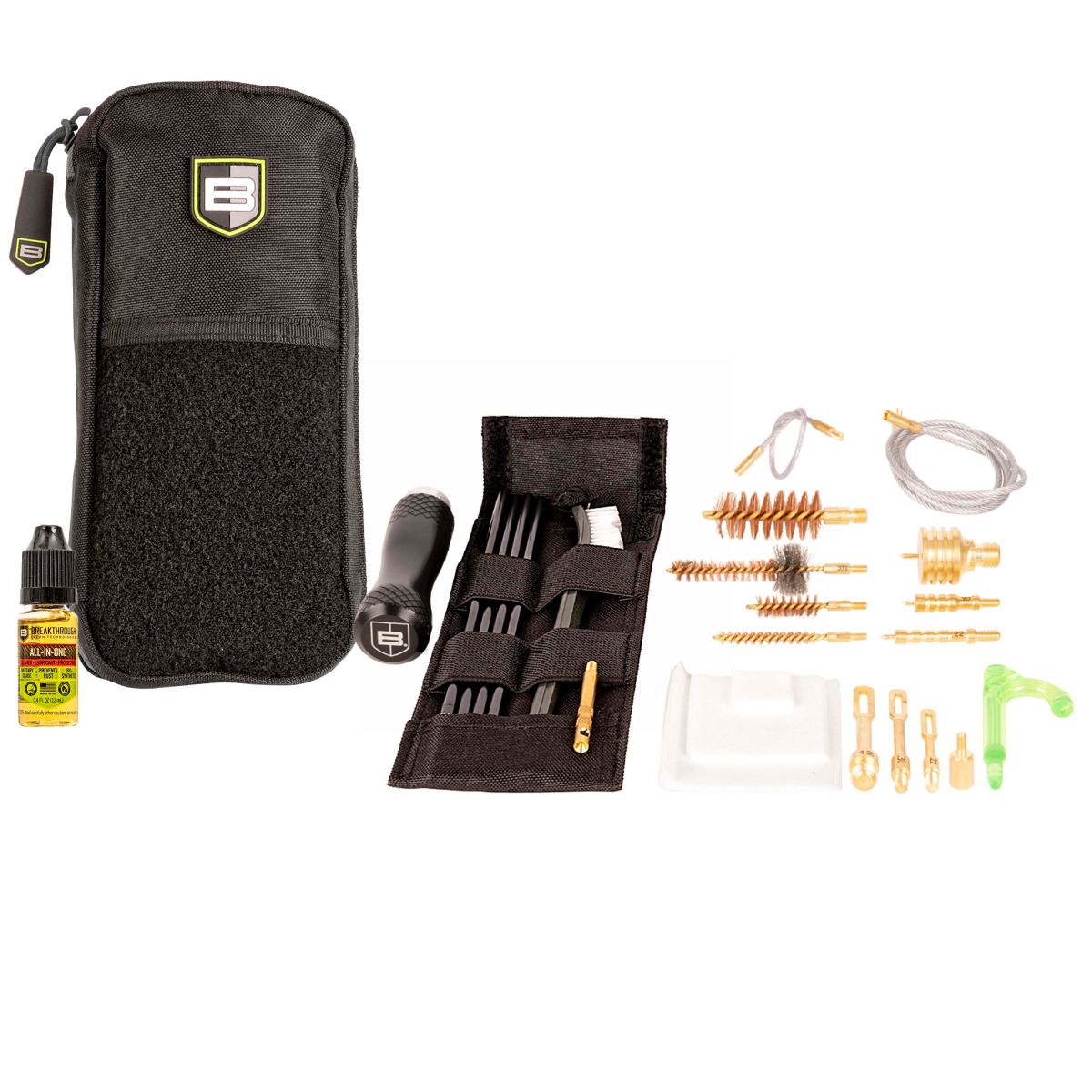 Badge Series Rod & Pull-Through Cleaning Kit, 5.56 / 9mm / 12 Gauge