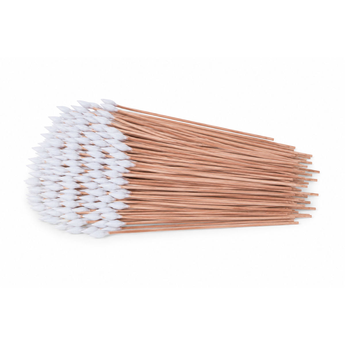 Cotton Swabs, 6"L, 200-Pack, White