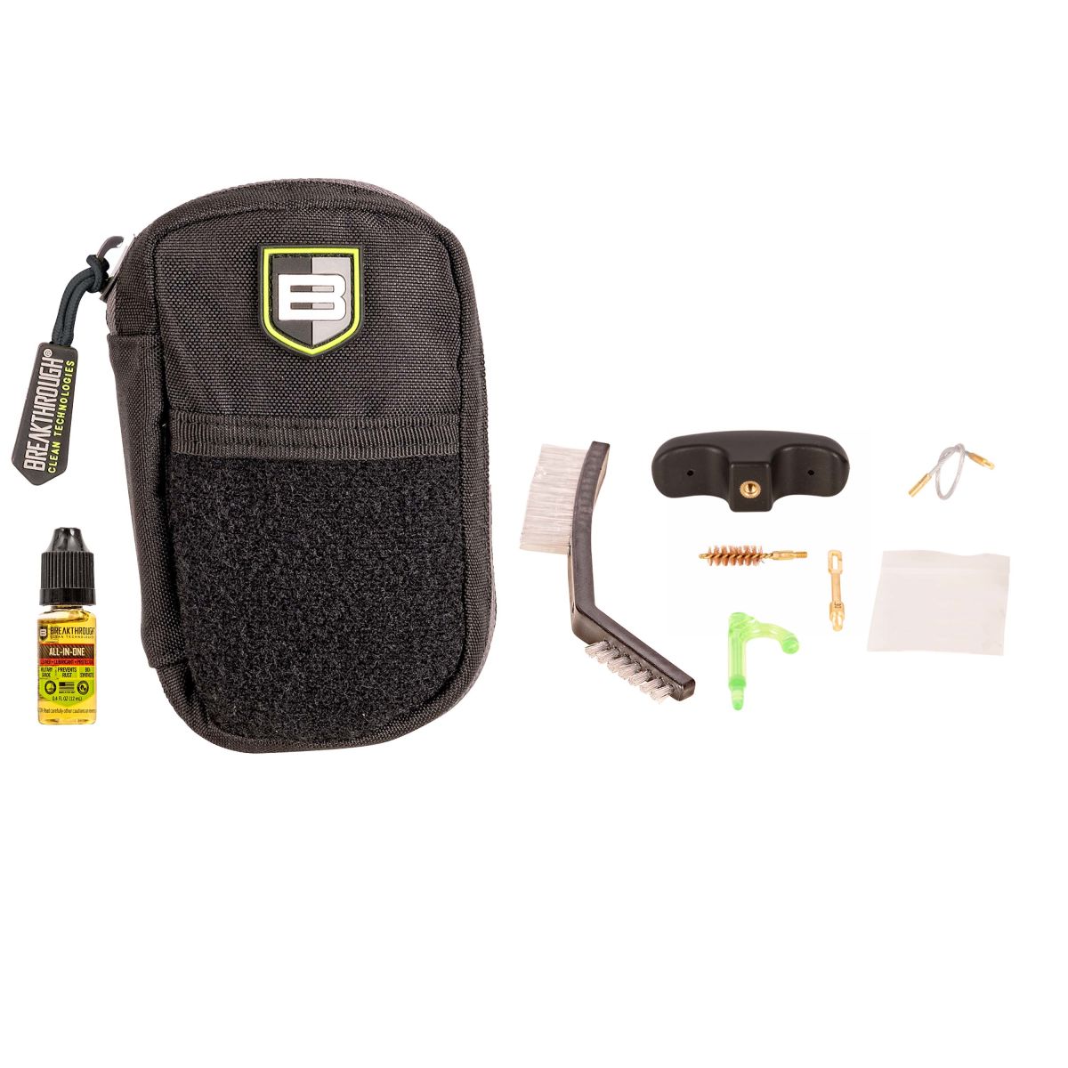 Badge Series Pull-Through Cleaning Kit w/ Molle Pouch, .40 Caliber