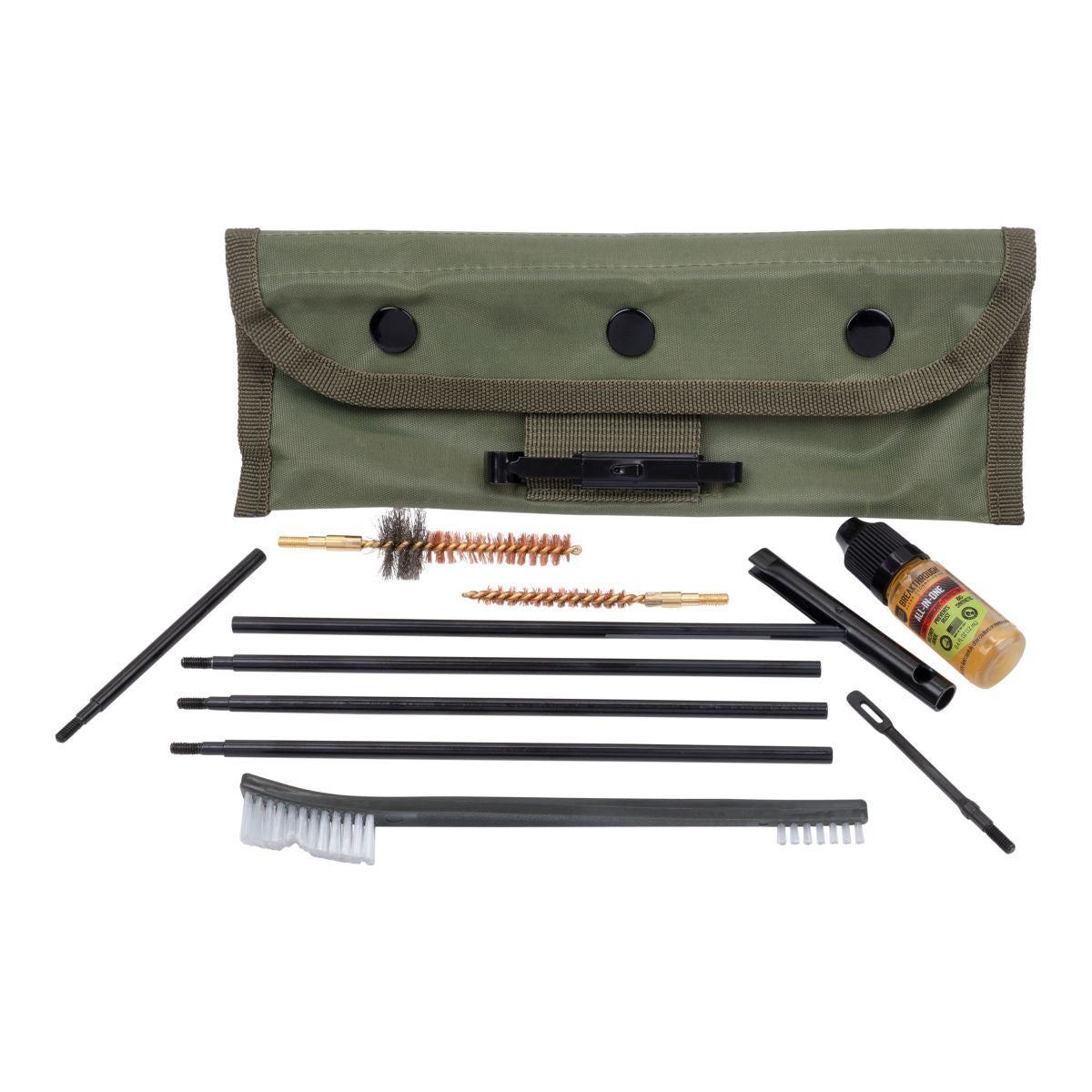 Military Style Cleaning Kit, AR-15, M16 & M4, 8-36 Thread, Multi-Color