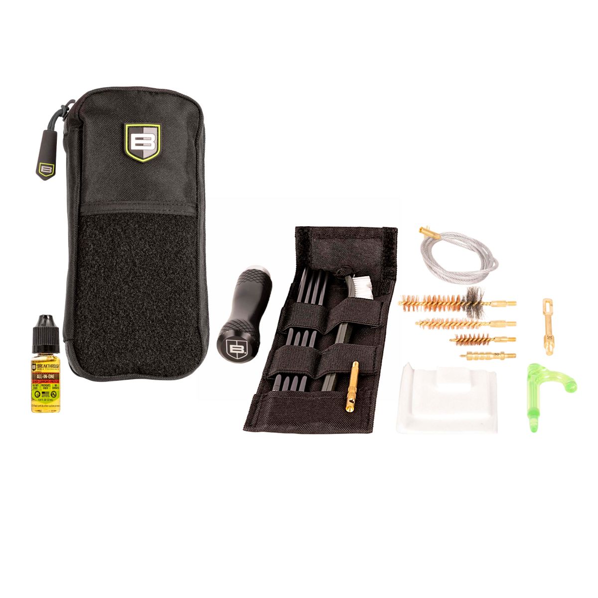 Badge Series Rod & Pull-Through Cleaning Kit w/ Molle Pouch, 7.62mm