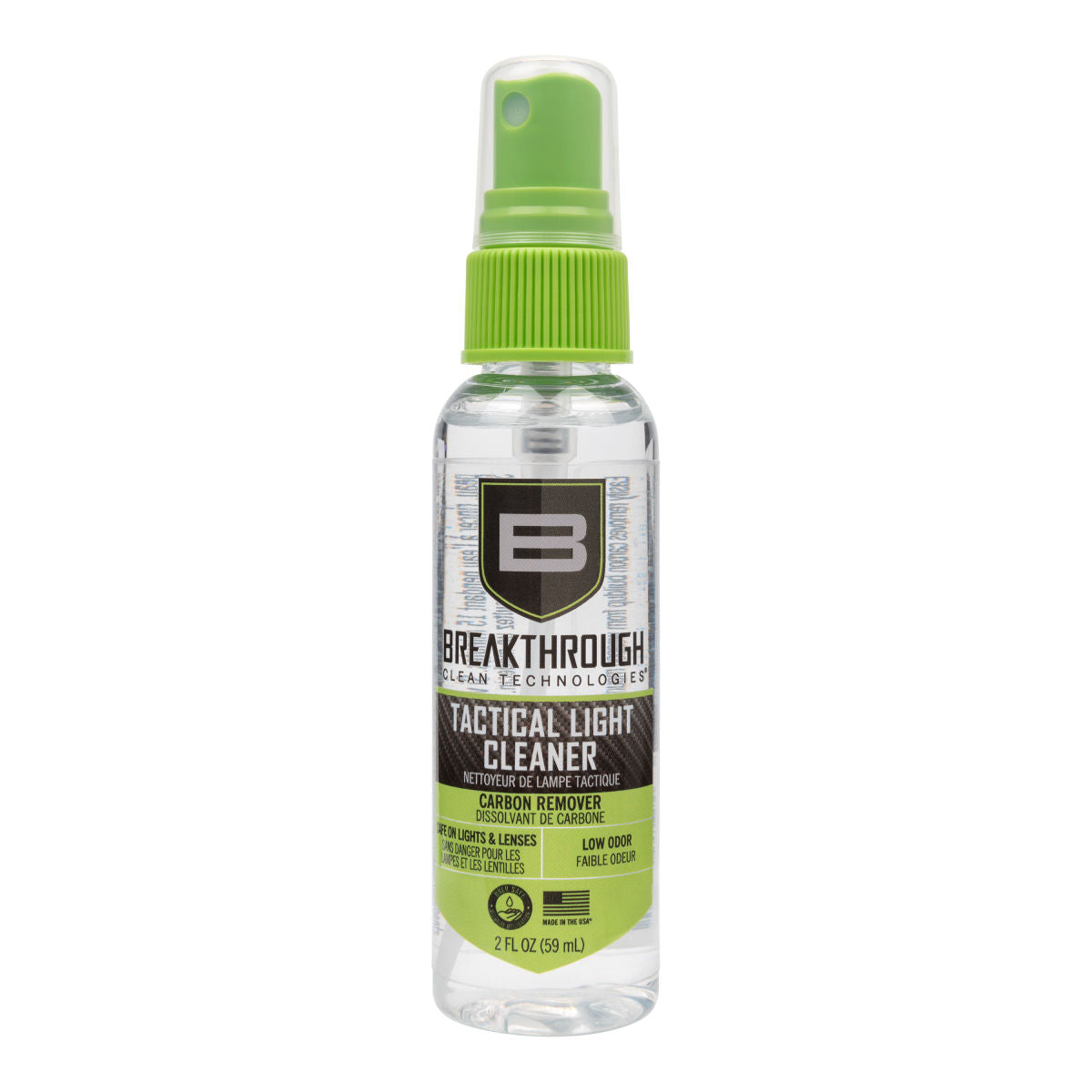 Tactical Light Cleaner, 2oz Pump Spray Bottle