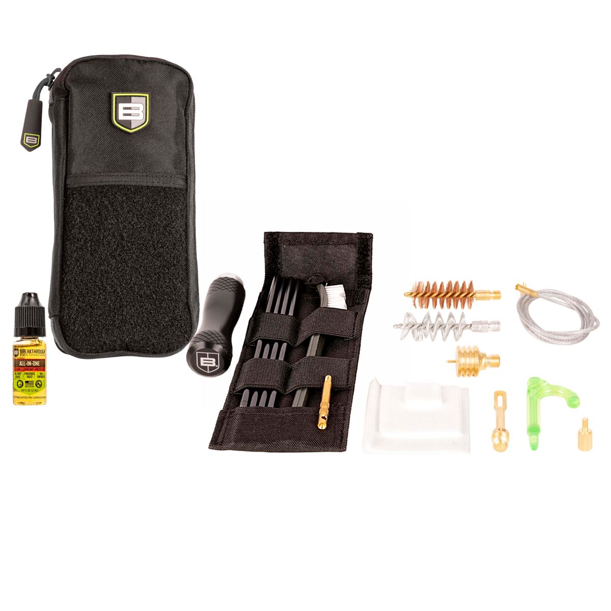 Badge Series Rod & Pull-Through Cleaning Kit w/ Molle Pouch, 12 Gauge