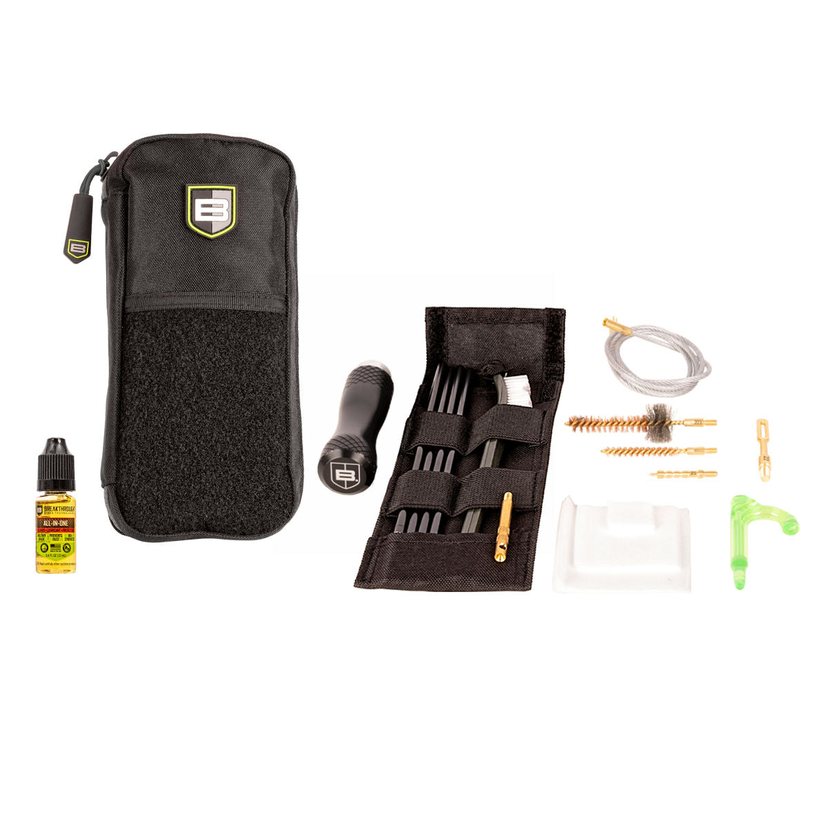 Badge Series Rod & Pull-Through Cleaning Kit w/ Molle Pouch, 6.5mm