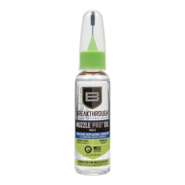 Breakthrough Clean Technologies Muzzle Pro Oil, 2oz Bottle with Needle Tip Applicator