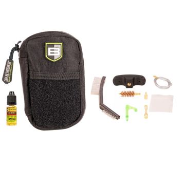 NEW Breakthrough Clean Technologies Badge Series Pull-Through Cleaning Kit w/ Molle Pouch, 12 Gauge