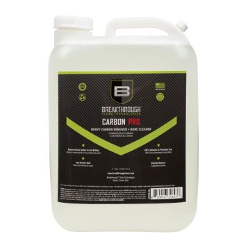 Breakthrough Clean Technologies Heavy Carbon Remover - Gun Barrel and Bore Cleaner - All Purpose Degreaser - Perfect for Handguns and Rifles - 5-Gallon Refill Container, Clear