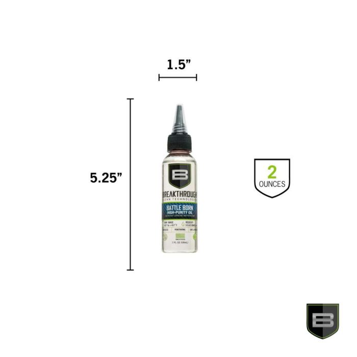 Breakthrough® Clean Technologies HP100 Knife Oil w/ Sub-Micron Technology  (SMT), 1oz Bottle w/ Needle Tip Applicator, Clear